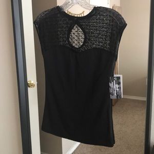 Black Mesh Top